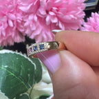 18KT Rose Gold Multi-Color Sapphire and Diamond Ring SDR994 ETJ (etsy image id: 8018237763)