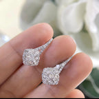 14K White Gold Diamond Earrings 2.10CT  DIER02 IIJJ (etsy image id: 8046682887)