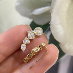 14K Yellow Gold Earrings 0.87ct Diamonds PJE5950-002 ETJ (etsy image id: 8055304747)