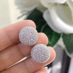 18K White Gold Earrings 3.27ct in Natural Diamonds. GTJJ (etsy image id: 8056417671)