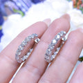 Inside-Out 4.10ct Diamond Hoop Earrings DIEAR011 (etsy image id: 8059463453)