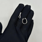 14K White Gold 0.67ct Diamond Inside-Out Earrings