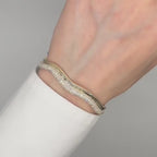 14K Yellow Gold Diamond Pave Bangle Bracelet – 2.54CT Natural Round Diamonds PJB6397-001 NZTJ