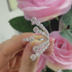 18K White Gold Diamond Fashion Ring – 3.56CT | DR454 NIJJ