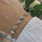 14K White Gold 2.65ct Diamond Bracelet SI F-G DB081 ISEJ