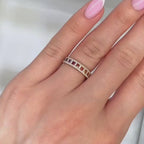 18KT Rose Gold Multi-Color Sapphire and Diamond Ring SDR994 ETJ