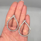 14K White Gold Round Diamond Earrings – 5.20ct DIER0119 NEJJ