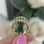14Kt Yellow Gold Diamond Ring with 2.10ct in Natural diamonds . DR136 GZJJ