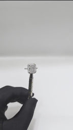 Stunning Radiant GIA Lab Diamond Engagement Ring