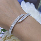 3.18CT Diamond Bangle in 14K White Gold PJB5424WG