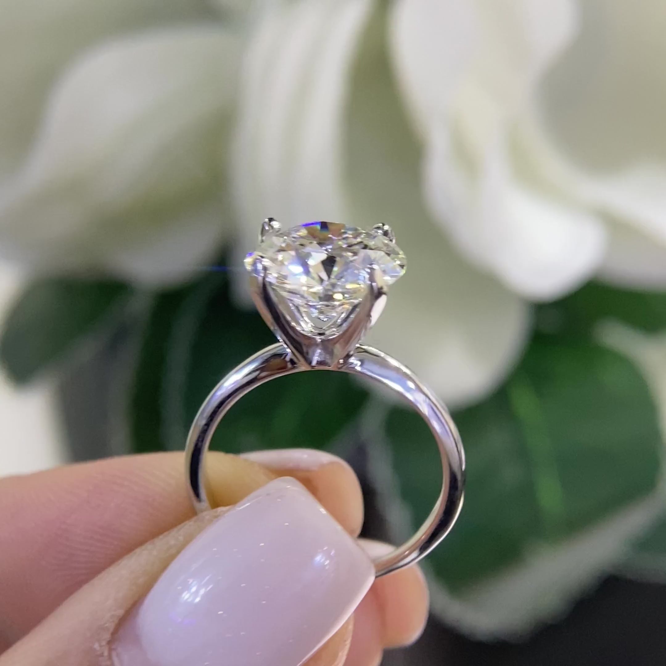 GIA Certified Natural Diamond Ring – 3.91CT VS2/K | NLJJJ