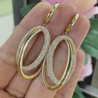 14K Yellow Gold 2.07 CT Diamond Earrings SI1 Clarity F-G Color – PJE4657YG GJZJ