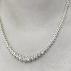 4.00ct Round Cut Diamond Tennis Necklace