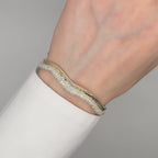 14K Yellow Gold Diamond Pave Bangle Bracelet – 2.54CT Natural Round Diamonds PJB6397-001 NZTJ