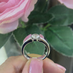 14K White Gold 1.08CT CE Diamond Ring  DR028 GTJJ
