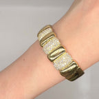 14K Yellow Gold Diamond Bangle Bracelet – 4.10ct  PPJB4816-001